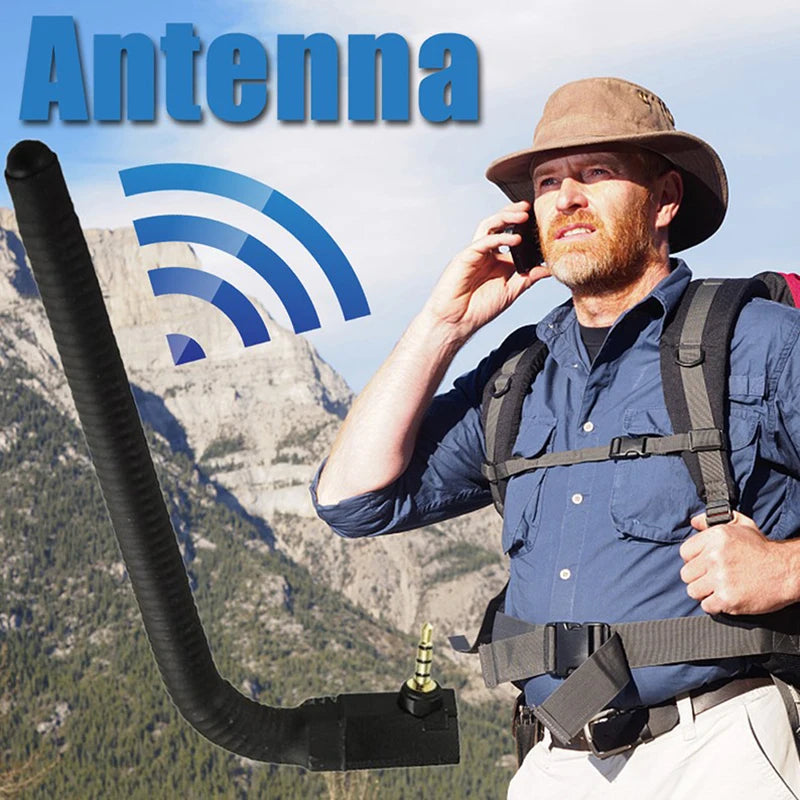6dBi Portable Cell Phone Signal Booster Antenna – 3.5mm Jack Phone Signal Antenna Nixie