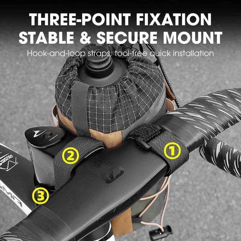 ESLNF Bike Handlebar Water Bottle Bag | MTB Cycling Pouch