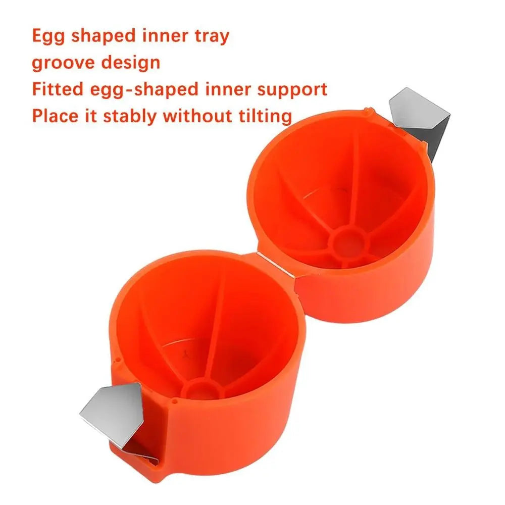 Stainless Steel Egg Shell Opener & Cracker Kitchen Tool