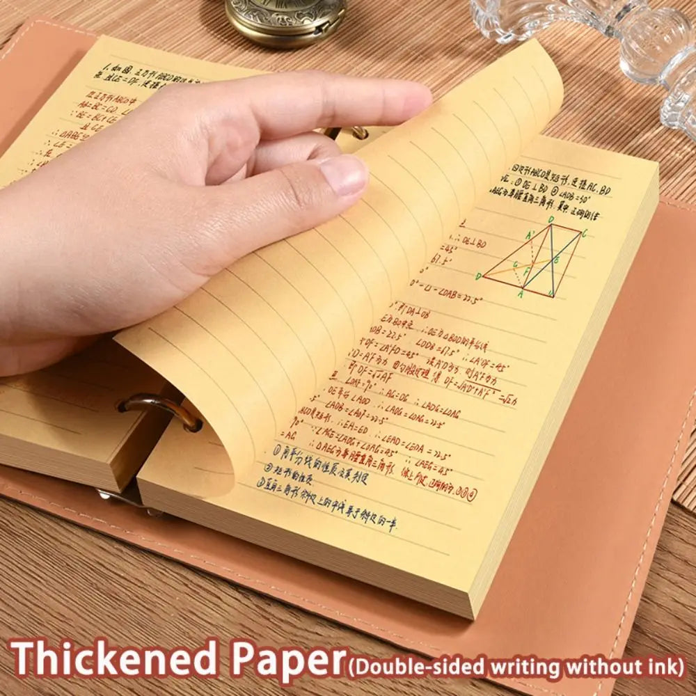 Vintage A5/A6 PU Leather Loose-Leaf Notebook Travel Journal Loose-Leaf Notebook Nixie
