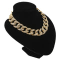 Hip Hop Dog Gold Chain Collar Necklace for Small & Medium Dogs Dog Collar Necklace Nixie Drilled KC Gold