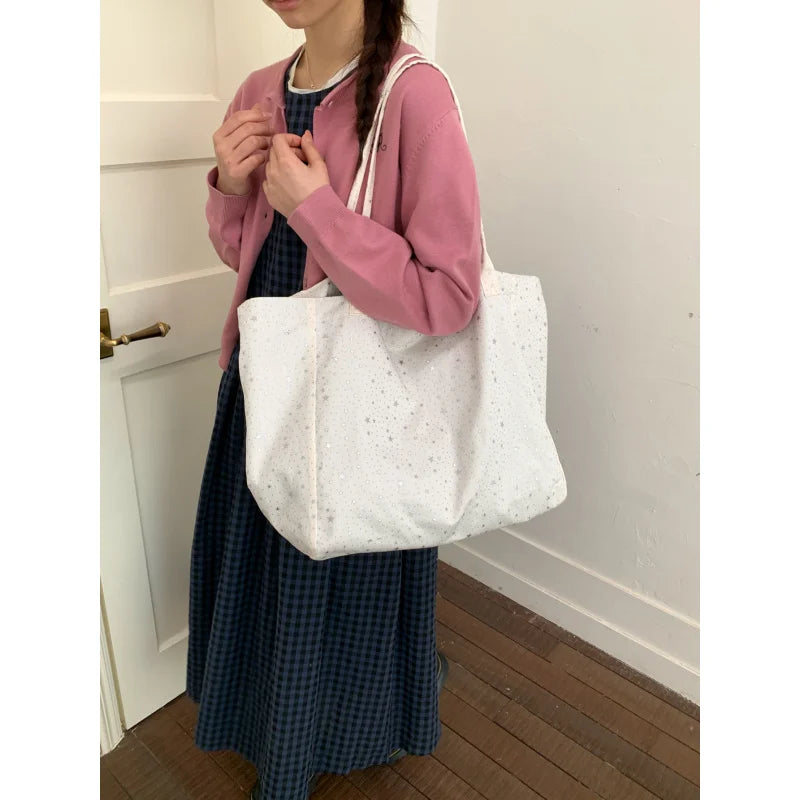 Large Capacity Korean-Style Casual Shoulder Tote Bag | Nixie Casual Shoulder Tote Nixie