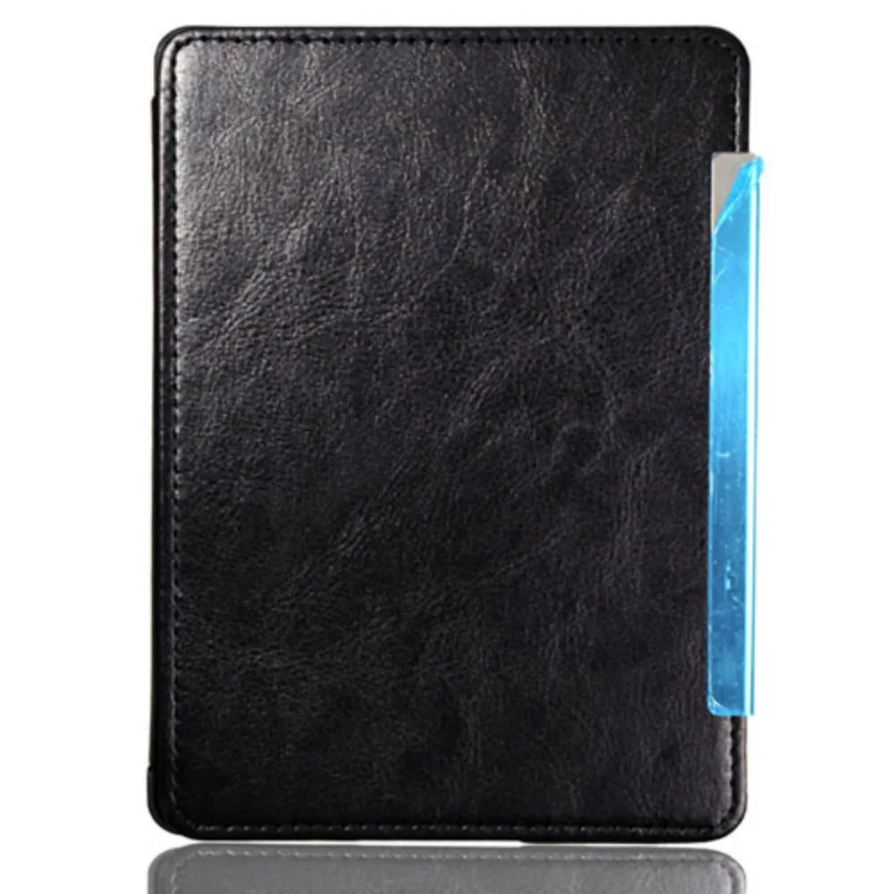 PU Leather Magnetic Folio Case for Kindle 4th/5th Gen D01100 E-Reader Folio Case Nixie Black