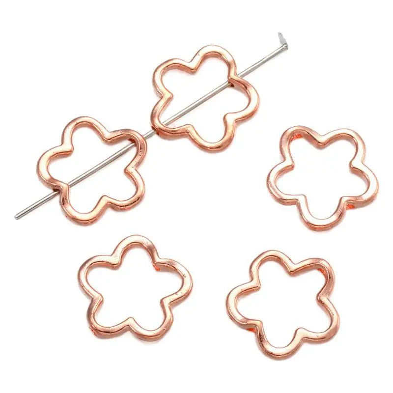 20pcs Antique Flower Spacer Beads Alloy Charms for Jewelry Making Jewelry Making Beads Nixie
