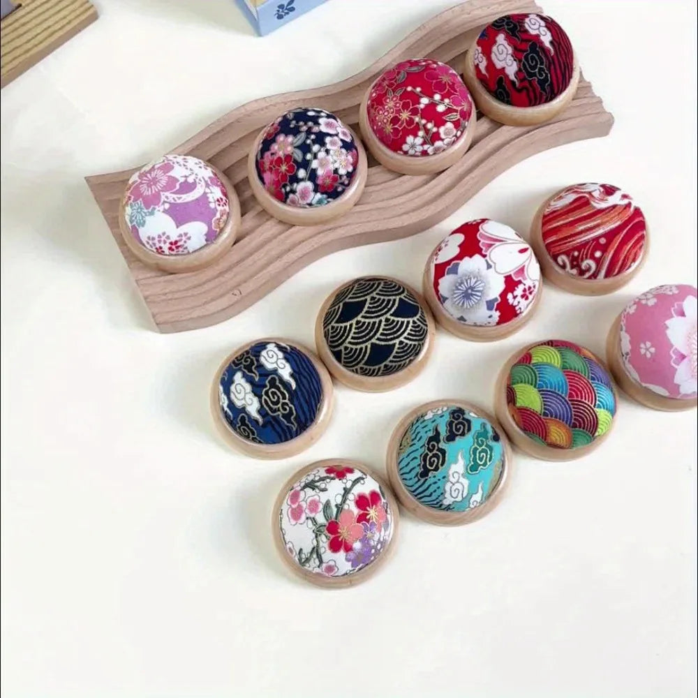 Floral Sewing Pin Cushion – DIY Needle Holder & Organizer