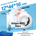 U Groove Guide Pulley Wheel 12×44×16mm Nylon Wrapped Roller Guide Pulley Wheel Nixie Default Title
