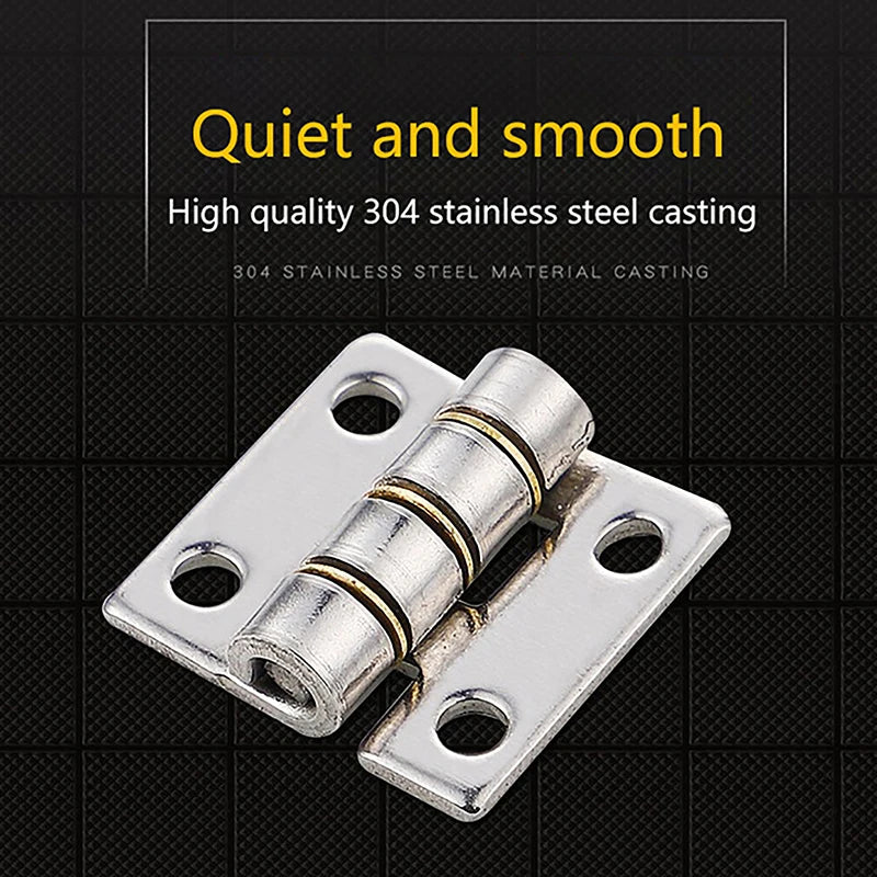 304 Stainless Steel Miniature Flat Hinge – Doors & Cabinets Door Hinge Nixie