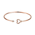 Pearl Mermaid Cuff Bangle – Silver-Plated Fish Tail Bracelet Cuff Bangle Bracelet Nixie ROSE GOLD COLOR