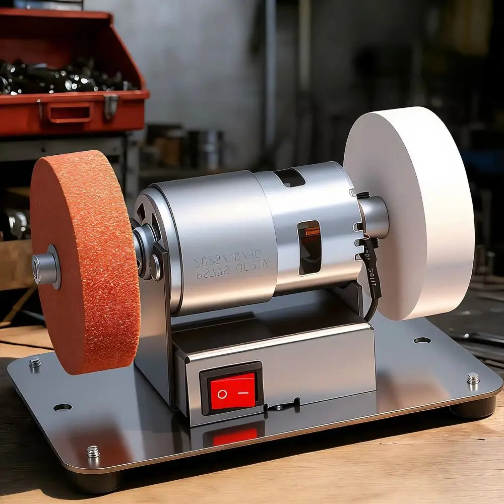 Mini Bench Grinder – Variable Speed Dual Wheel Electric Bench Grinder Nixie