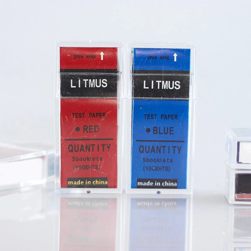 pH Test Strips 100ct – Red & Blue Litmus Paper Kit
