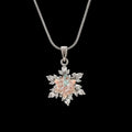 Luxury Star Pendant Necklace | Stainless Steel Snake Chain Pendant Necklace Nixie XL2162-12