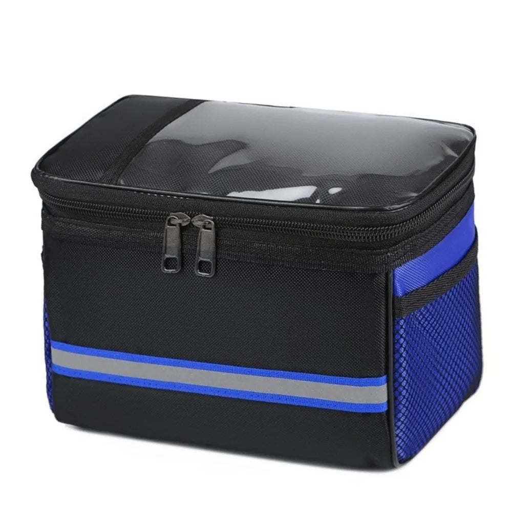 Waterproof Bike Handlebar Bag | Reflective Cycling Front Bag
