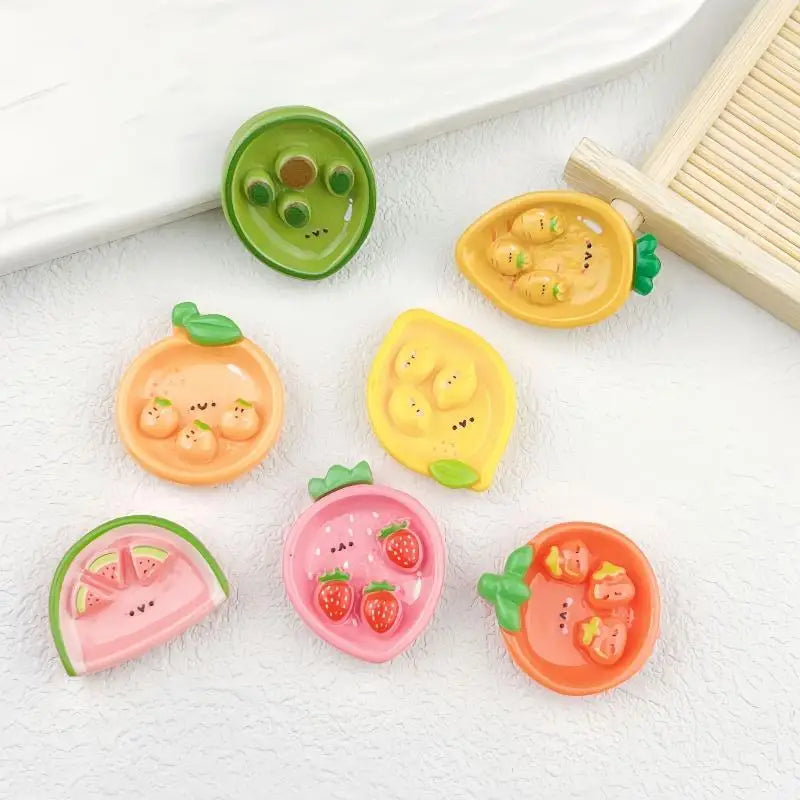 Fruit Resin Charms 7Pcs – DIY Jewelry, Scrapbooking & Crafts DIY Resin Charms Nixie