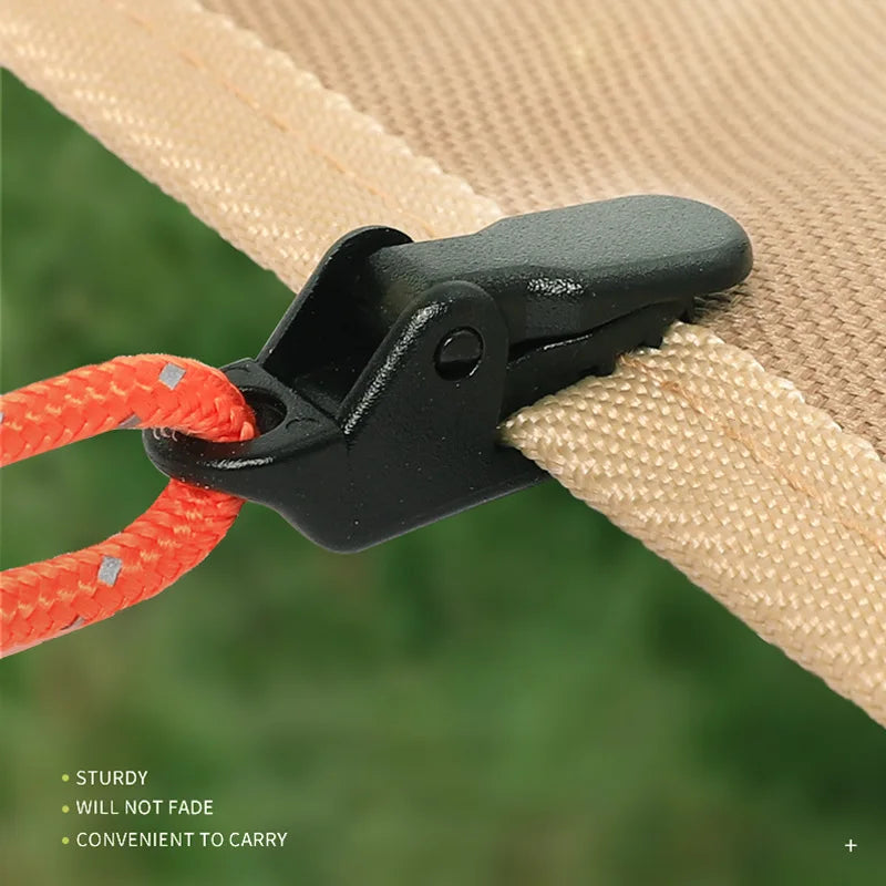 Tent Tarpaulin Clips Anti-Wind Crocodile Clamps – 10/20/50 Pcs Tent Tarpaulin Clips Nixie