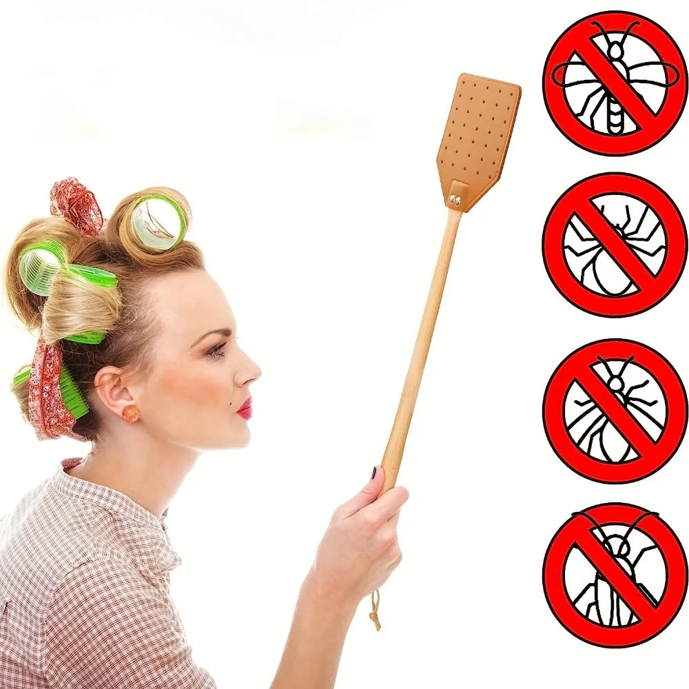 Manual Fly & Mosquito Swatter – Indoor & Outdoor Bug Swatter Fly Swatter Nixie