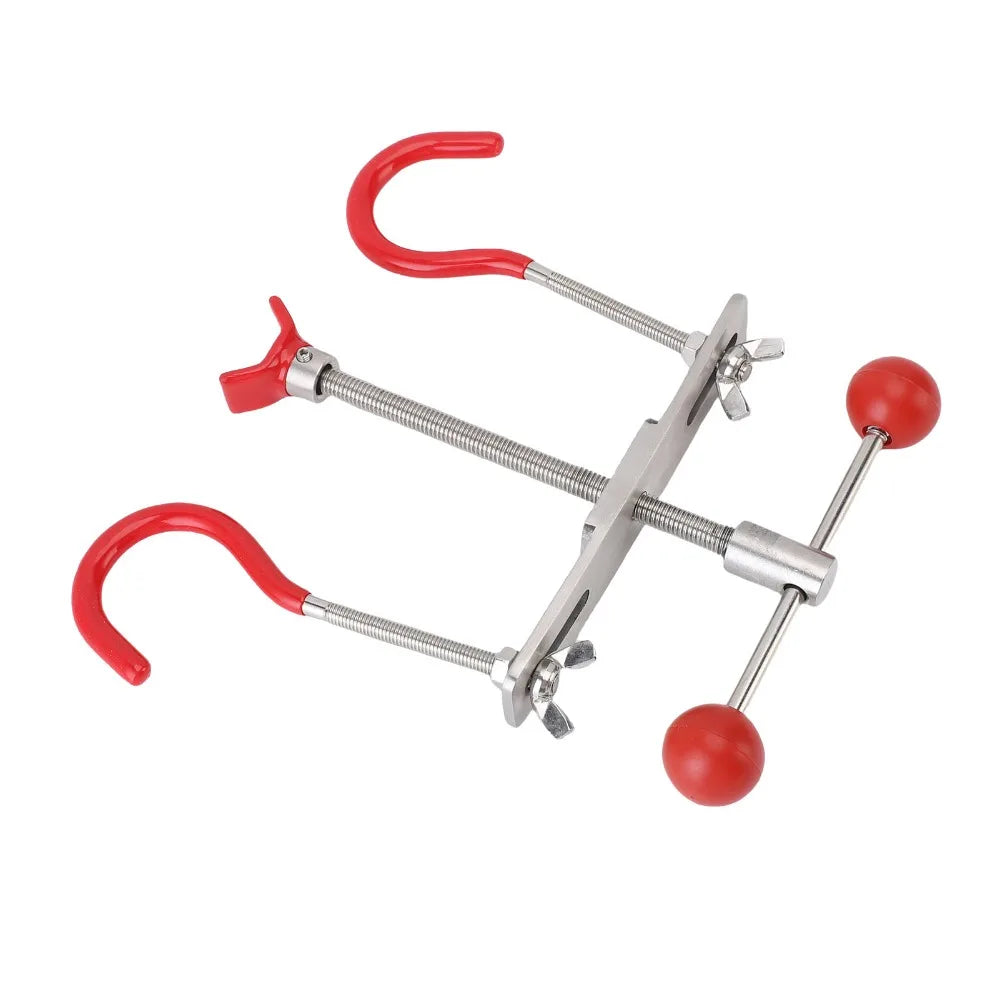 Stainless Steel Bonsai Branch Bender – Red Non-Slip Tool