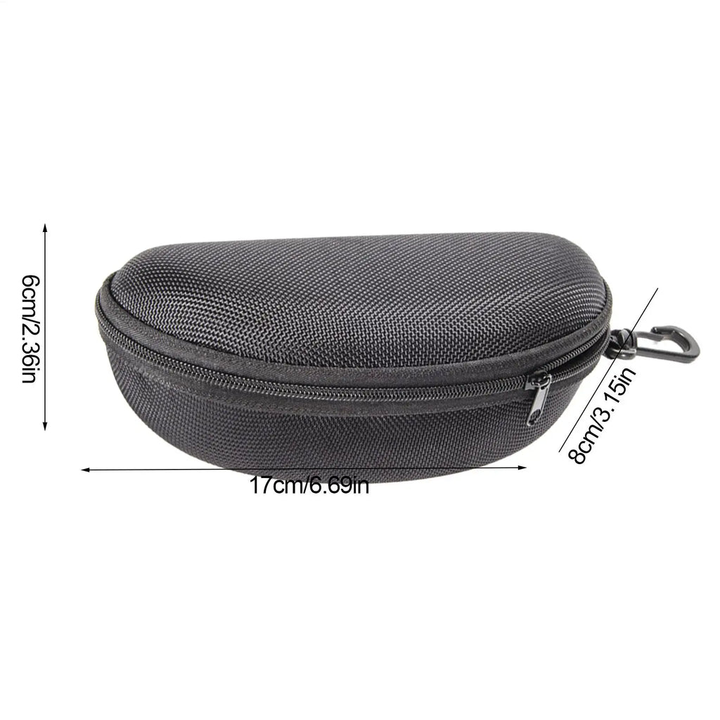 Hard Shell Travel Glasses Case – EVA Oxford with Belt Hook Eyeglass Case Nixie