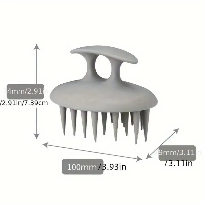 Silicone Scalp Massage Brush – Shampoo & Hair Care Tool Scalp Massage Brush Nixie