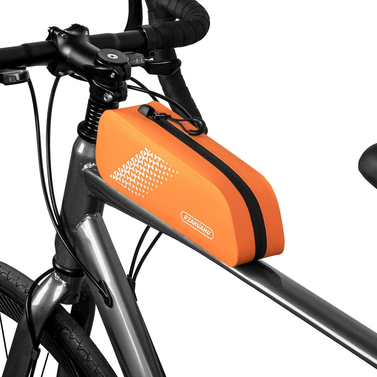 TPU Waterproof Bike Top Tube Bag – Ultralight Reflective