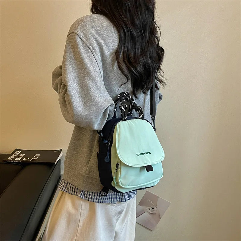 Nixie Canvas Multifunctional Backpack & Crossbody Bag Canvas Backpack Nixie