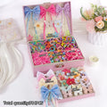 784-Pc Girls Pink Pearl Butterfly Hair Clips & Scrunchies Set Hair Accessories Set Nixie 784PCS-No box