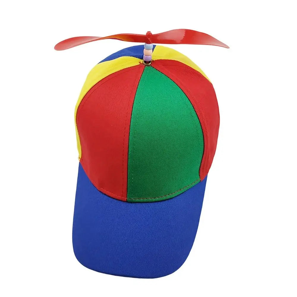 Rainbow Propeller Baseball Cap – Unisex Fun Sun Hat