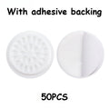 50 Pcs Disposable Eyelash Glue Palettes – Pink White Purple