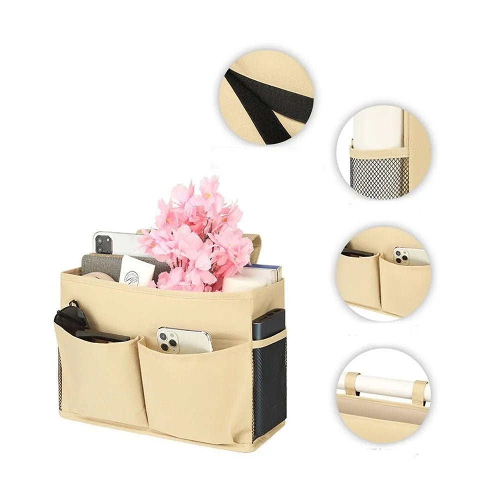 Bedside Hanging Organizer Bag – Large Capacity & Waterproof