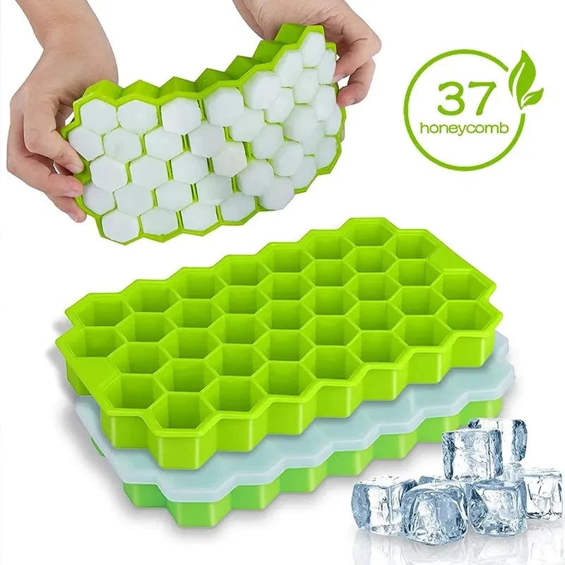Honeycomb 37-Cube Ice Tray DIY Ice Mold – Nixie Ice Cube Tray Nixie