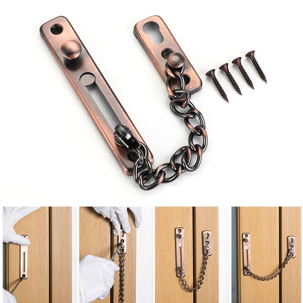 Door Chain Lock Bolt – Kids Safety & Home Security Latch Door Chain Lock Nixie