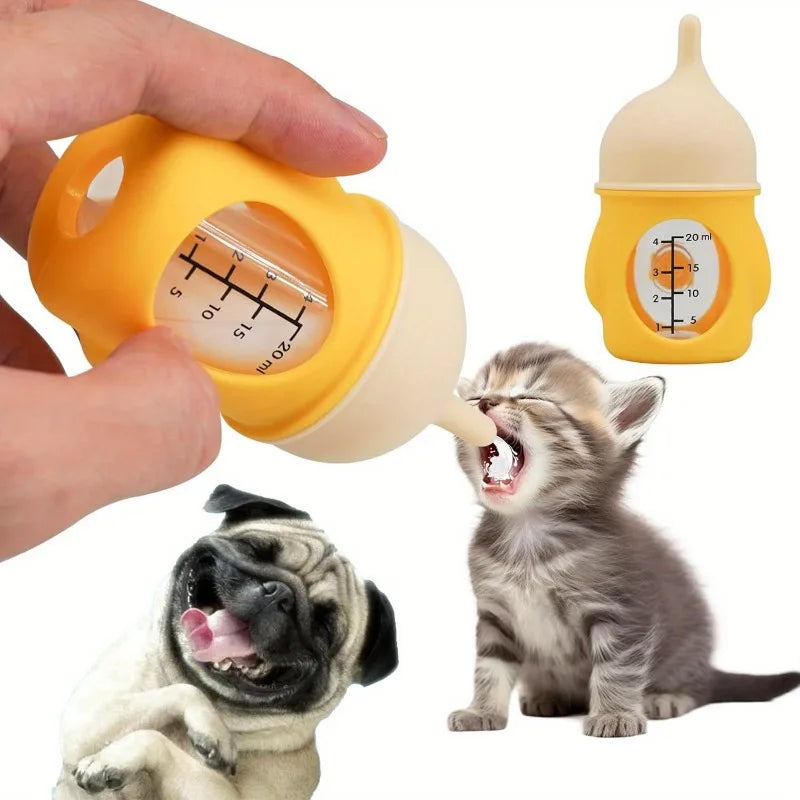 Silicone Pet Nursing Bottle with Anti-Choking Valve | Nixie Pet Nursing Bottle Nixie