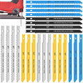 24-Piece HCS U-Shank Jigsaw Blade Set – Wood, Plastic & Metal Jigsaw Blade Set Nixie 24PCS