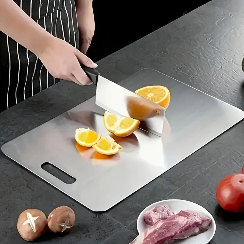 Stainless Steel Cutting Boards Set of 3 – BPA-Free, Dishwasher Safe