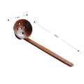 Wooden Turtle Shell Soup Spoon – Ramen & Hot Pot Ladle Wooden Soup Spoon Nixie Brown