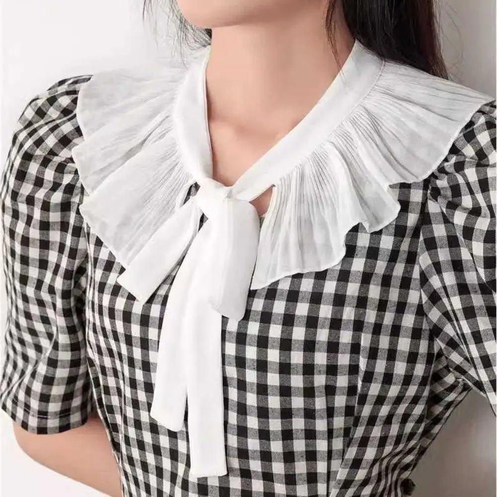 Lace Frill Detachable False Collar – Women's Removable Cape Detachable Collar Nixie