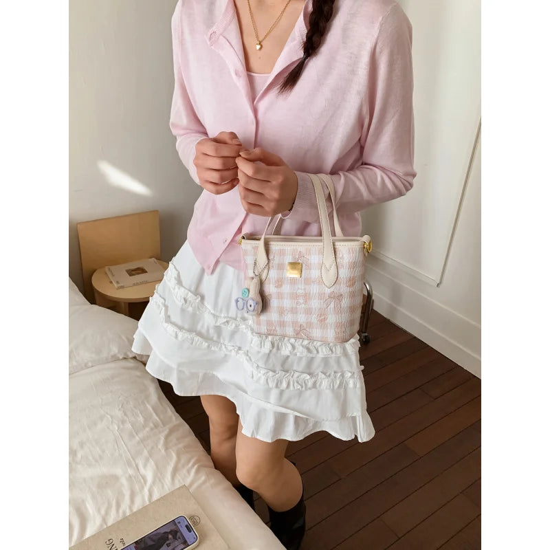 Korean Bucket Bag – Cute Crossbody Handbag for Women | BB-858
