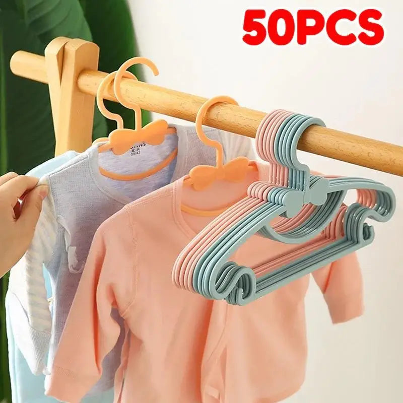 Baby Kids Clothes Hangers 10/50 Pcs – Lightweight PP Butterfly Kids Clothes Hangers Nixie