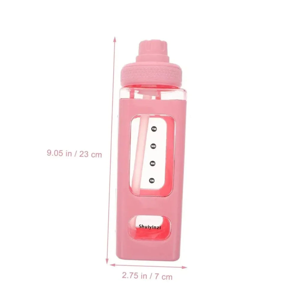 700ml Kawaii Kids Water Bottle with Straw & 3D Sticker – BPA-Free Kids Water Bottle Nixie