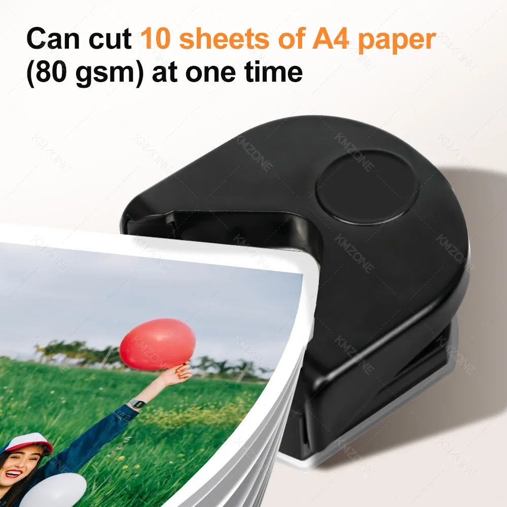 4-in-1 A4 Paper Cutter Set: Trimmer, Hole Puncher & Corner Punch