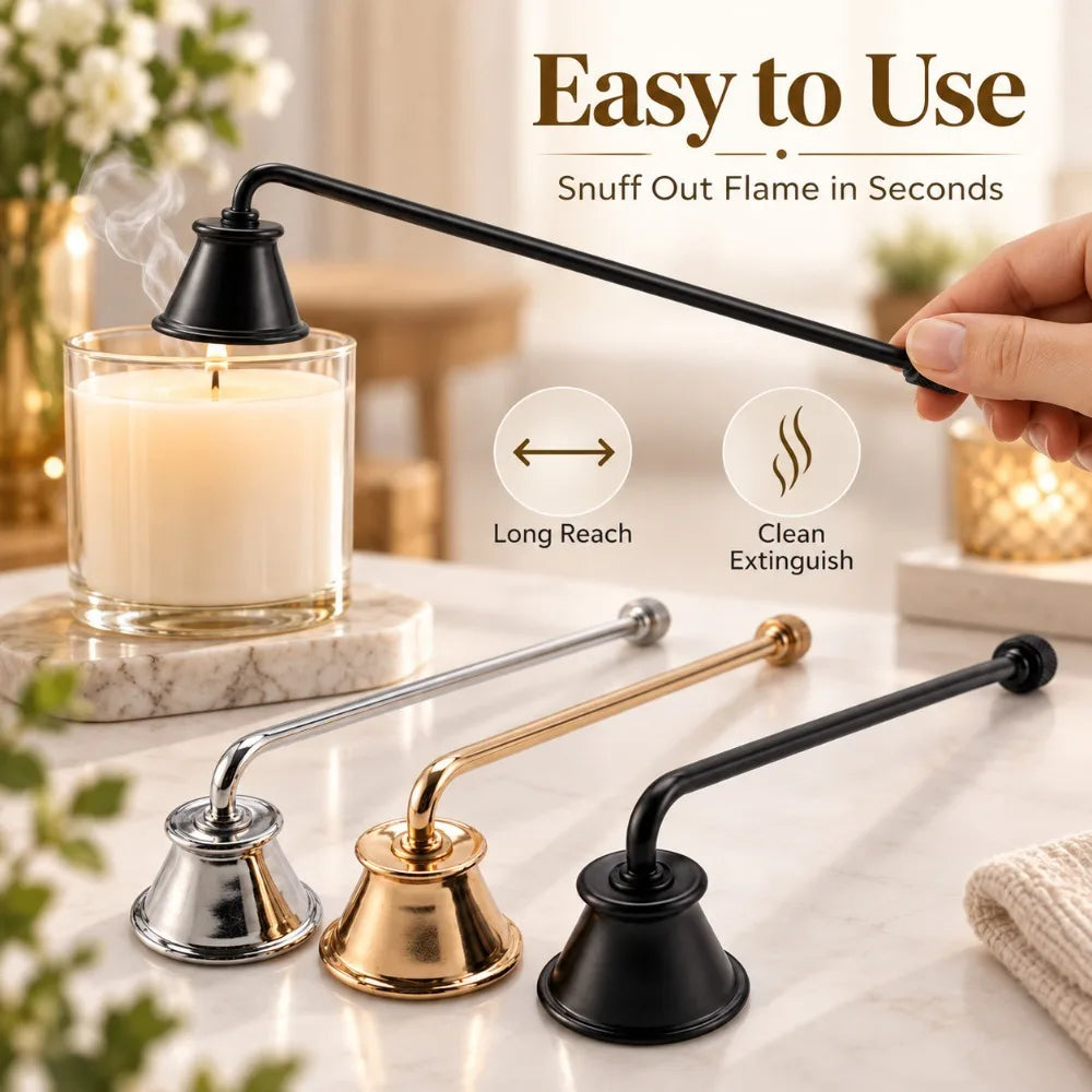 Stainless Steel Candle Snuffer | Black, Gold & Silver Candle Snuffer Nixie