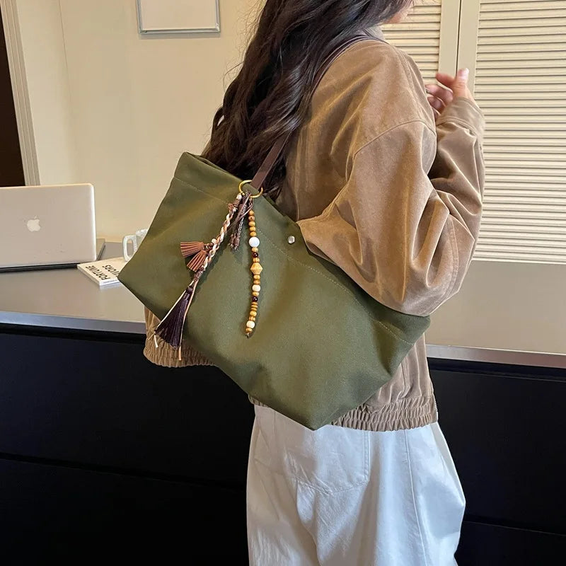 Large Canvas Tote Bag for Women – School & Daily Commute Canvas Tote Bag Nixie
