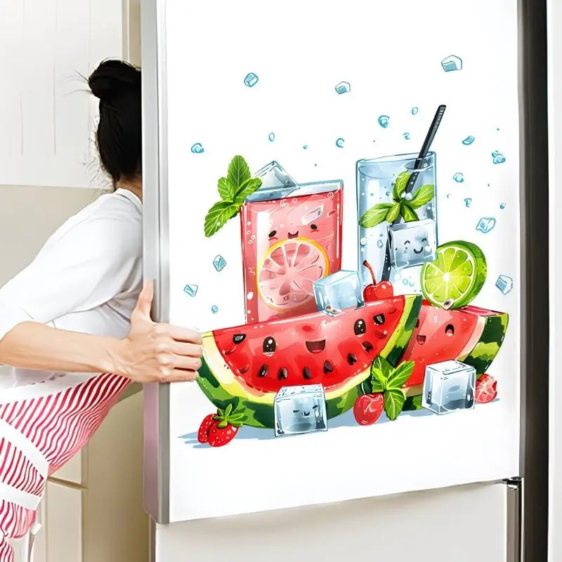 Watermelon Summer Kitchen Wall Sticker – Removable PVC Decal Wall Sticker Decal Nixie