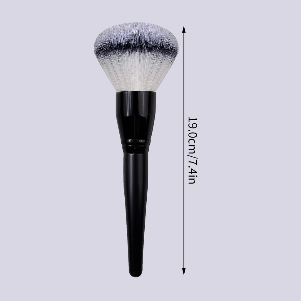 Nixie Soft Fluffy Powder & Blush Brush – Wood Handle Makeup Brush Nixie