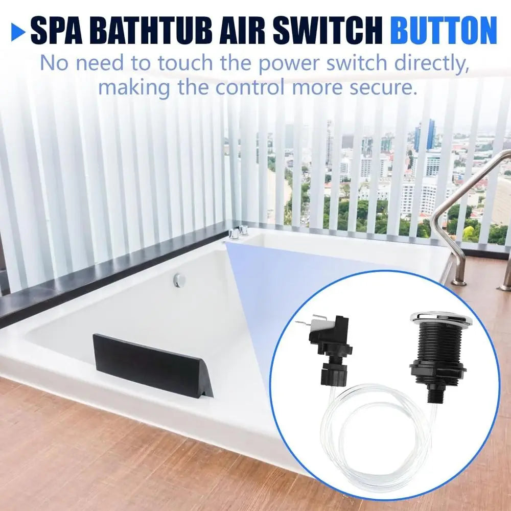 16A Air Pressure Switch for Spa, Hot Tub & Garbage Disposal Air Pressure Switch Nixie