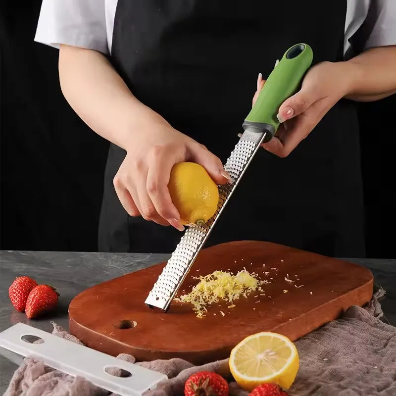 Stainless Steel Cheese & Fruit Grater | Chocolate Lemon Zester Kitchen Grater Zester Nixie