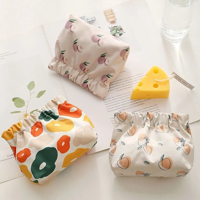 Women's Mini Pouch – Sanitary, Cosmetics & Coin Organizer Bag