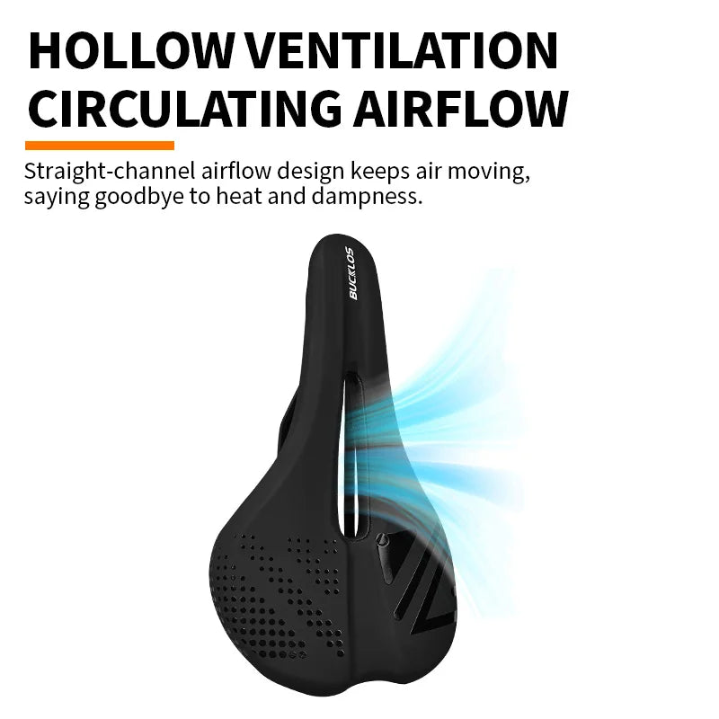 BUCKLOS Ultralight Breathable MTB & Road Bike Saddle Seat Bicycle Saddle Nixie