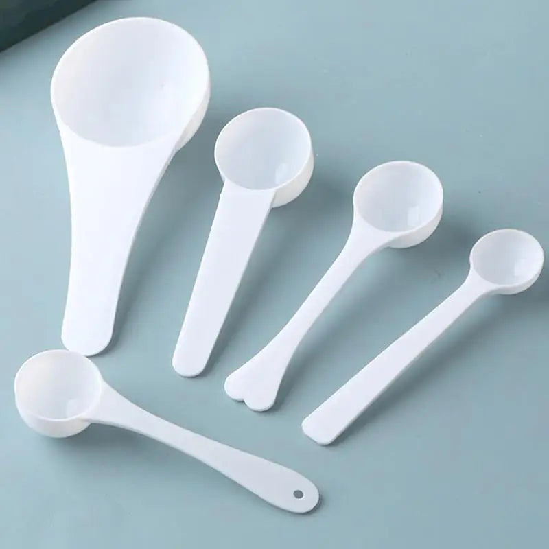10-Piece Food-Grade Plastic Measuring Spoon Set | Kitchen Scoops Measuring Spoon Set Nixie