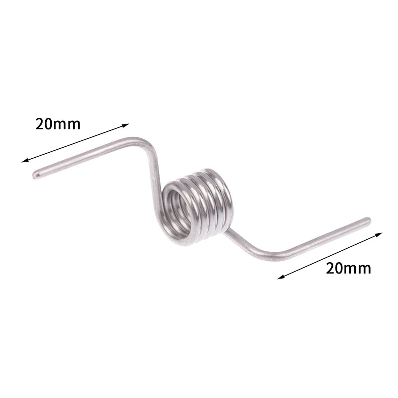 2Pcs Stainless Steel Refrigerator Door Torsion Hinge Springs Appliance Repair Parts Nixie