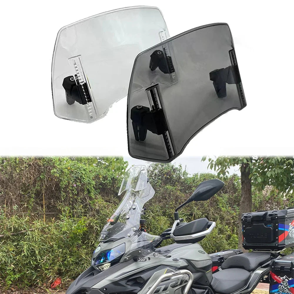 Universal Motorcycle Windshield – Adjustable Windscreen for BMW Yamaha Honda Motorcycle Windscreen Nixie